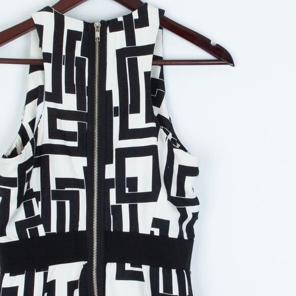 Milly of New York Geo Print Swing Dress Size 6 - Picture 8 of 11